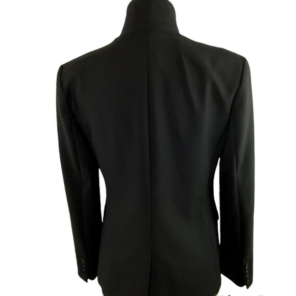 J.Crew $198 Petite Regent Blazer Four-Season Stretch Black Size 12P K5964 - Picture 6 of 11